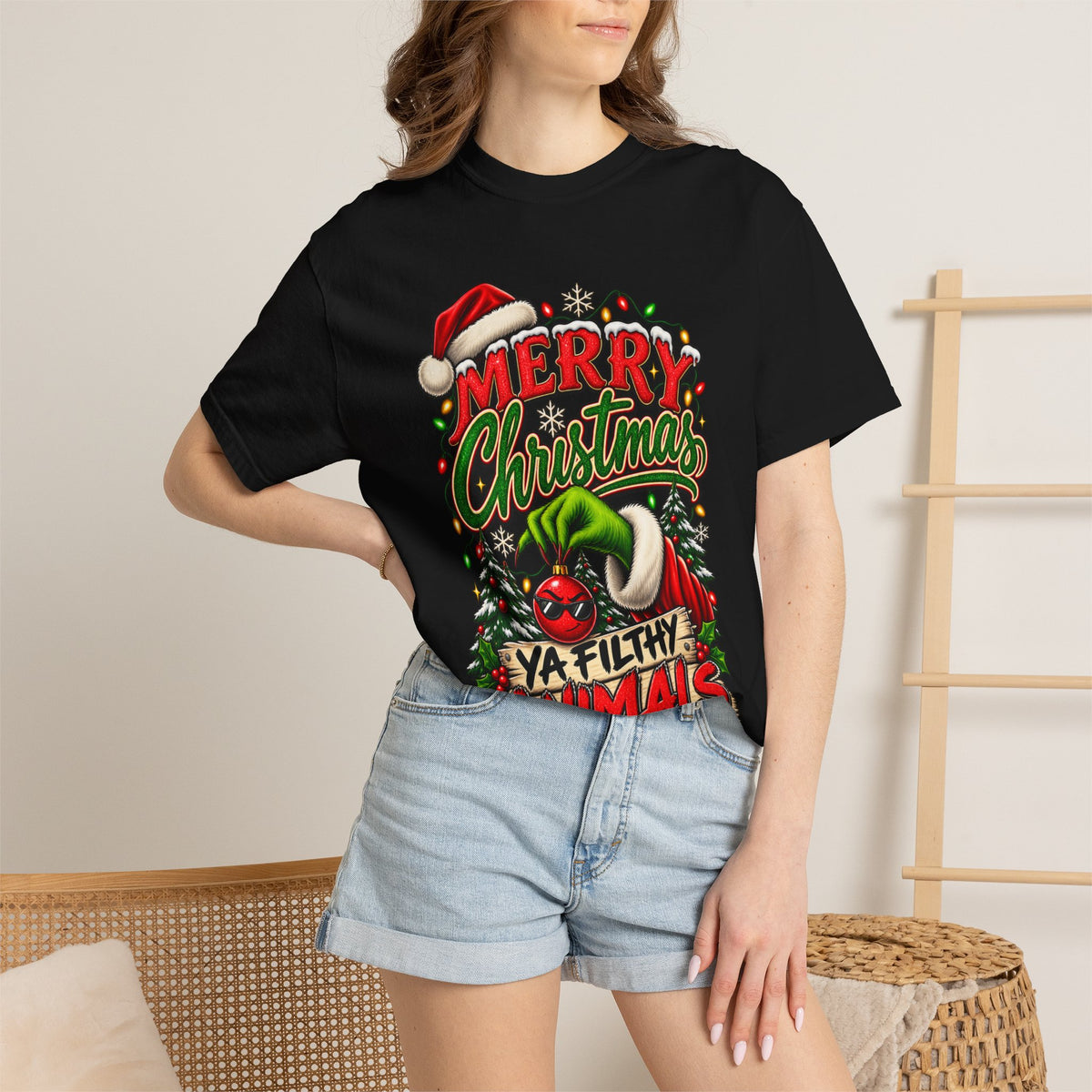 Merry Christmas Ya Filthy Animals T-Shirt