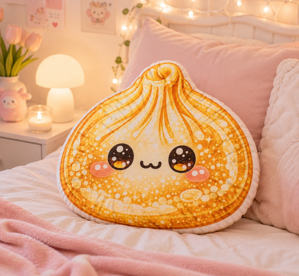 Kawaii Dumpling Shaped Pillow