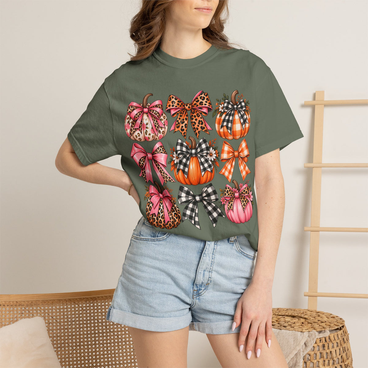 Pumpkin Bows Tee