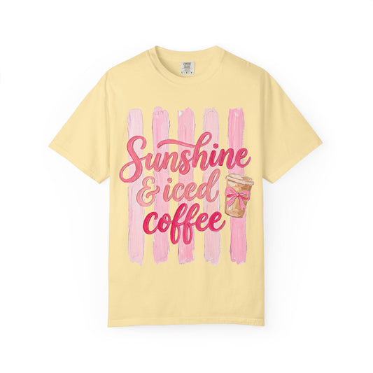 Sunshine & Iced Coffee Graphic T-Shirt