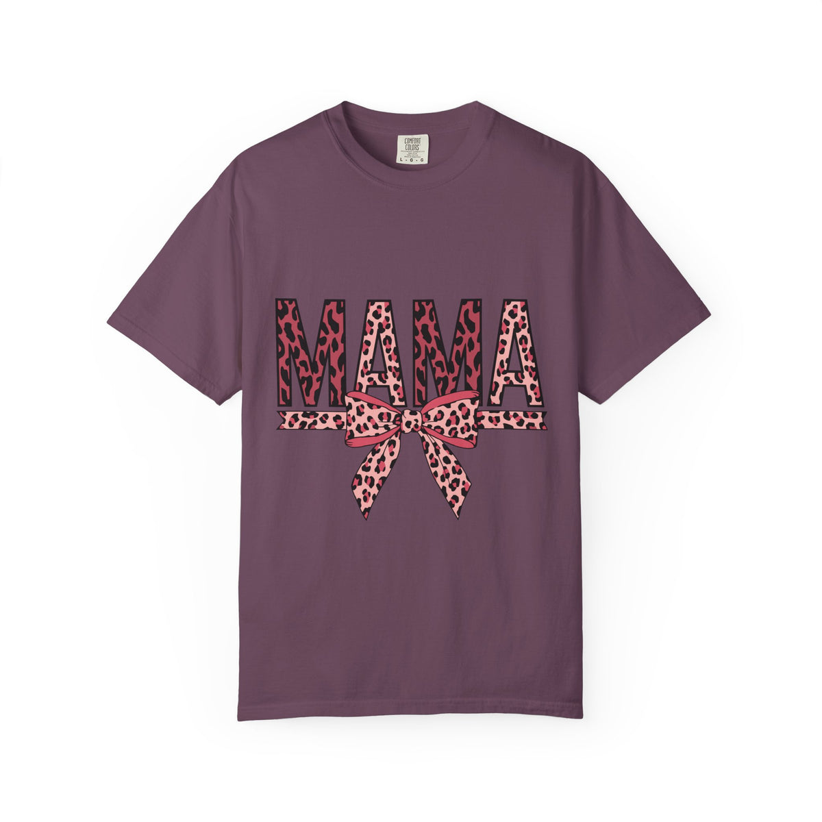 Mama Leopard Bow T-Shirt