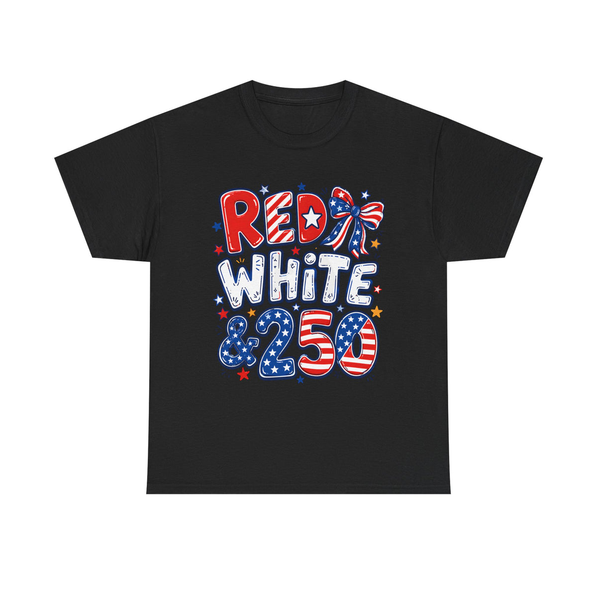 Patriotic "Red White & 2.50" Graphic Tee — 4th of July USA Stars & Stripes T-Shirt