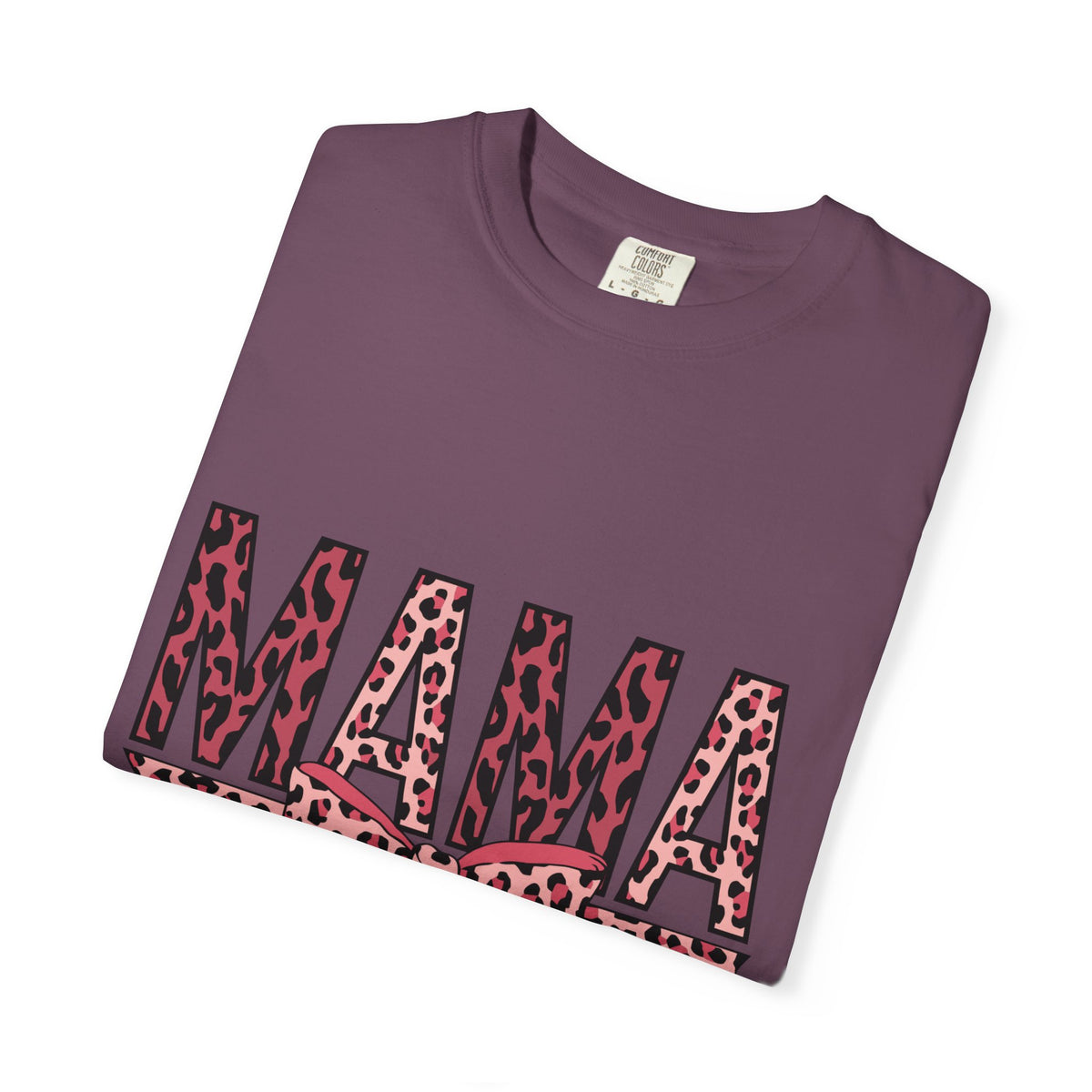 Mama Leopard Bow T-Shirt
