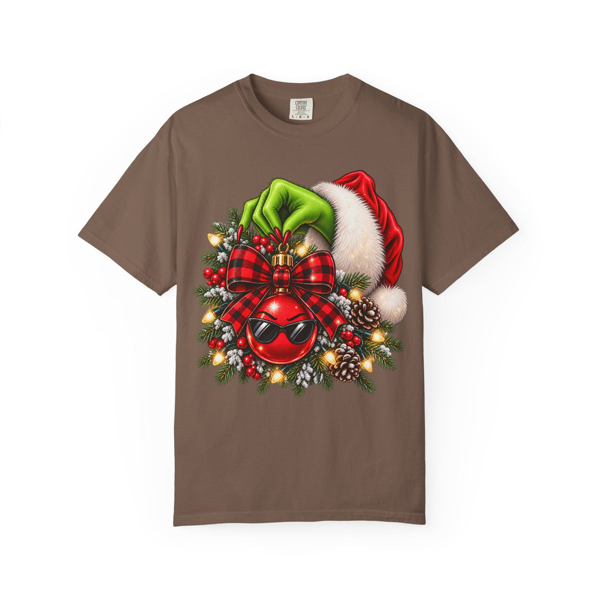 Holiday Grinch Wreath T-Shirt