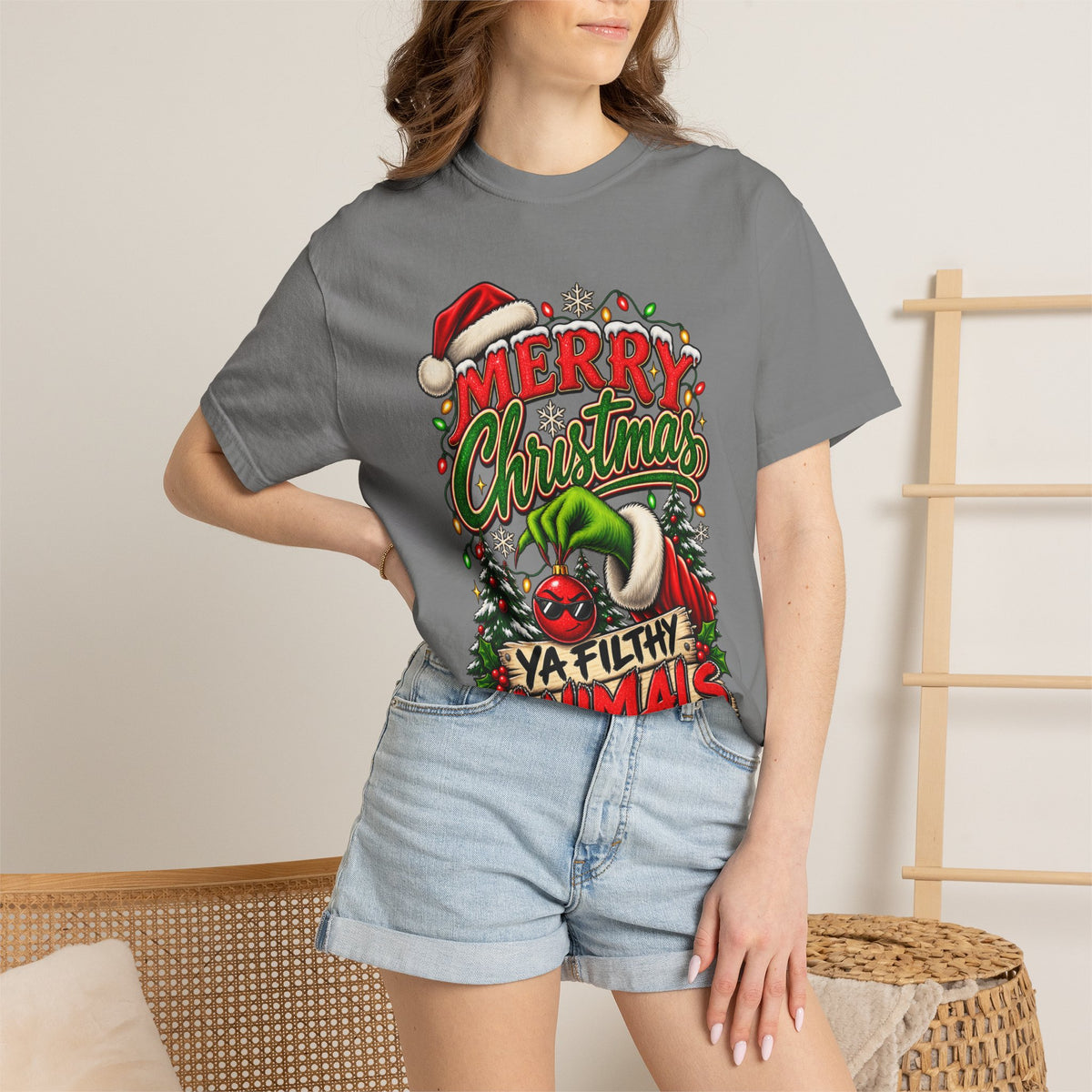 Merry Christmas Ya Filthy Animals T-Shirt
