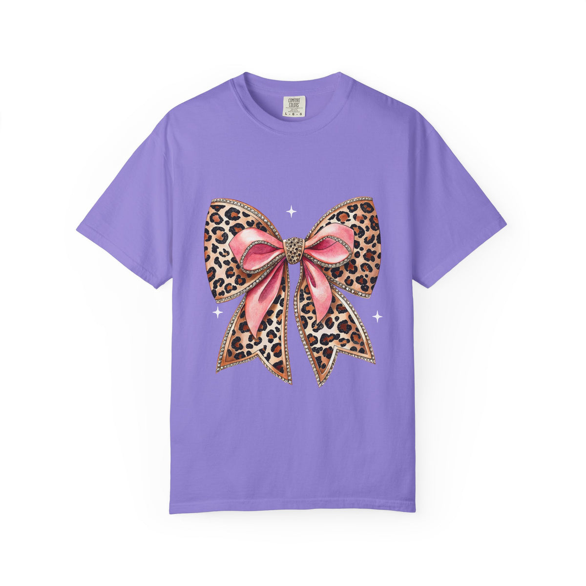 Leopard Pink Bow T-Shirt