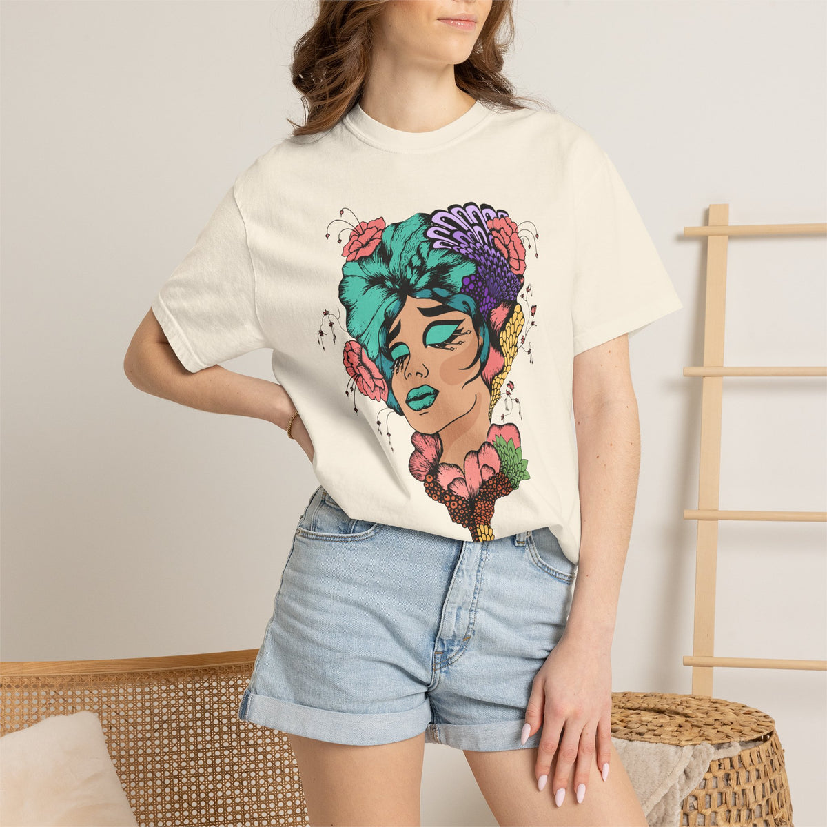 Floral Muse Graphic T-Shirt