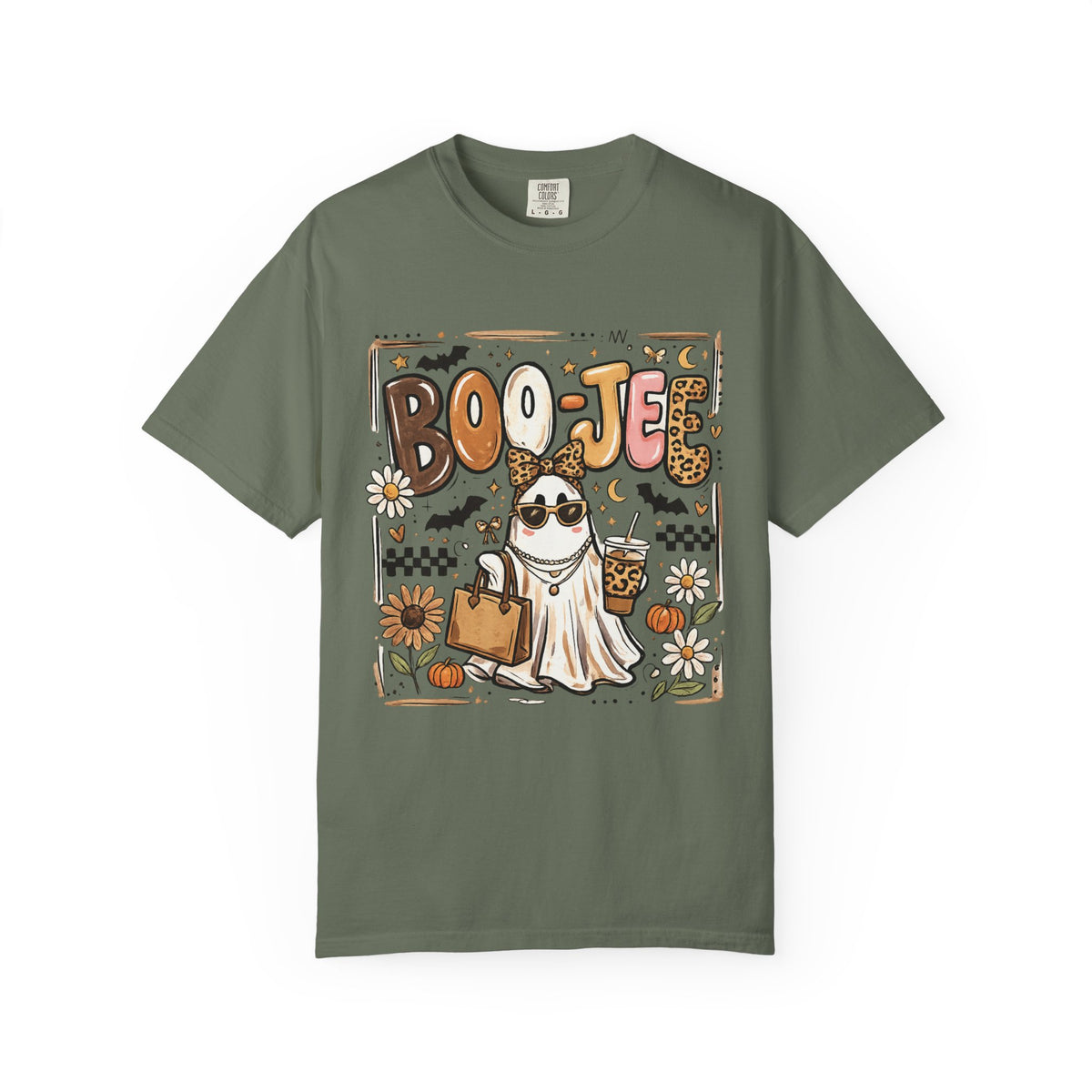 Halloween Boo-Jeep Ghost Dog T-Shirt