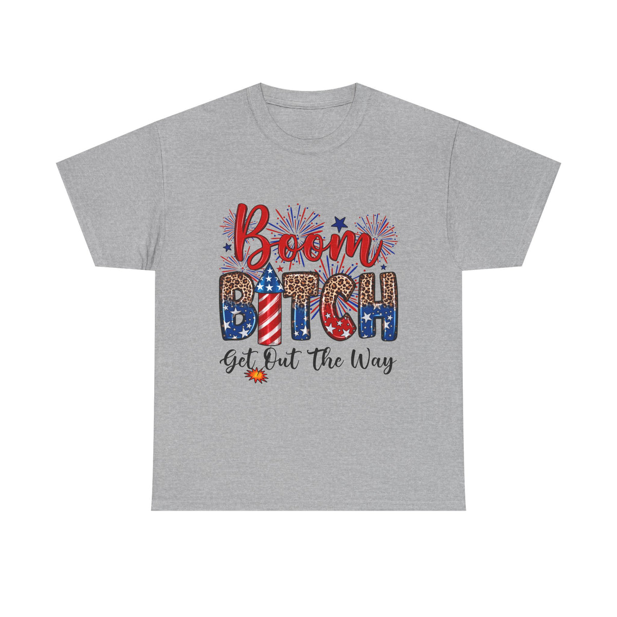 Boom Bitch Patriotic Graphic Tee