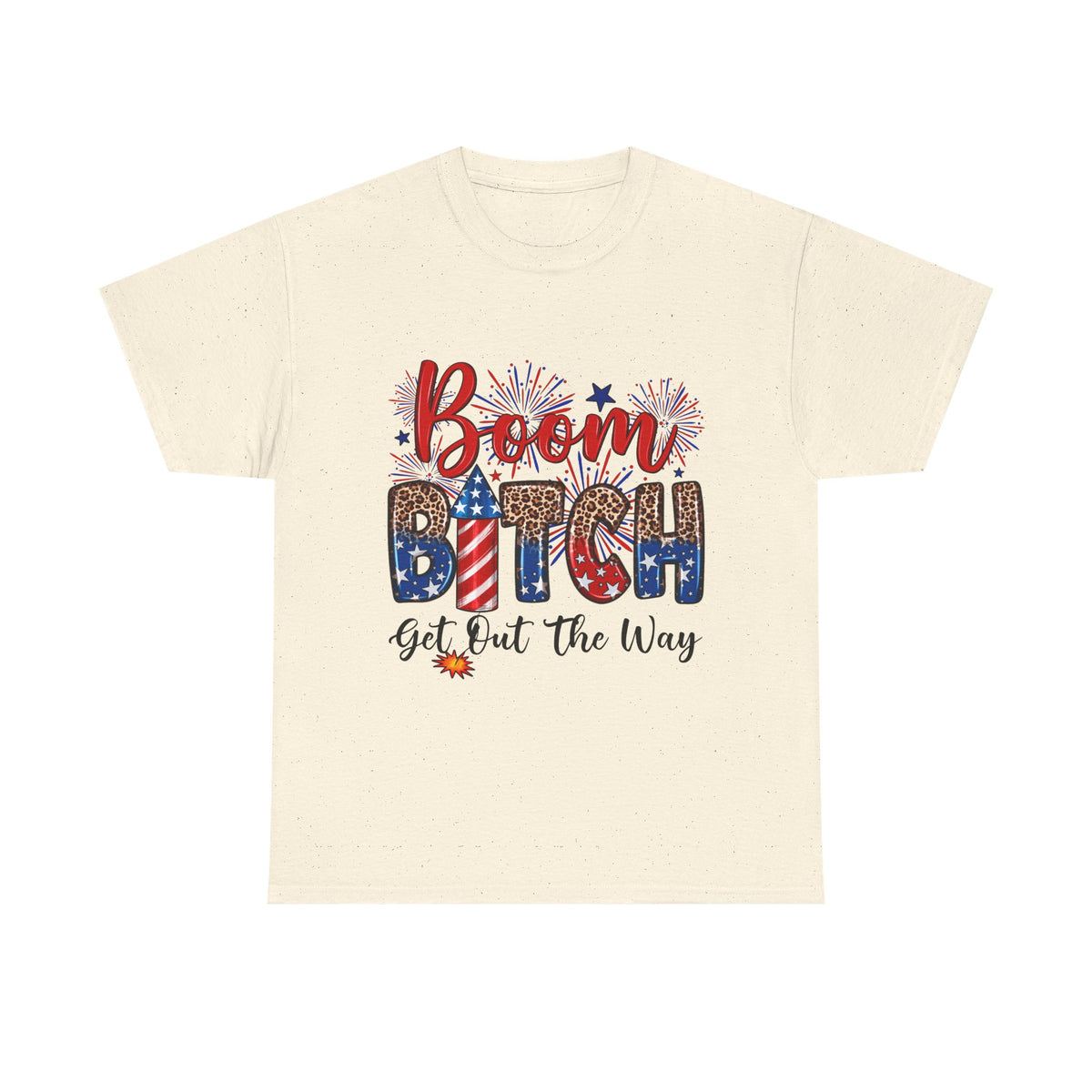 Boom Bitch Patriotic Graphic Tee