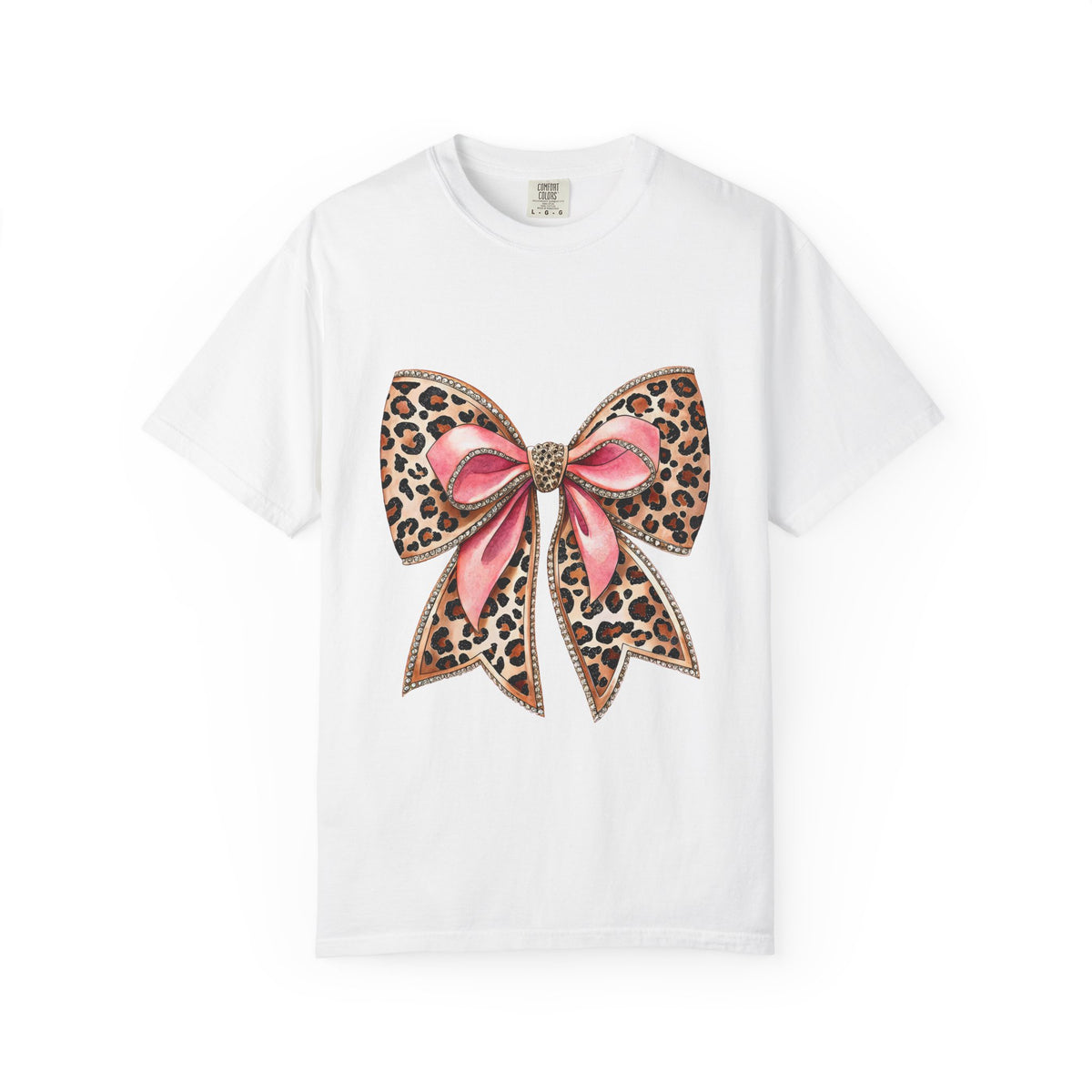 Leopard Pink Bow T-Shirt