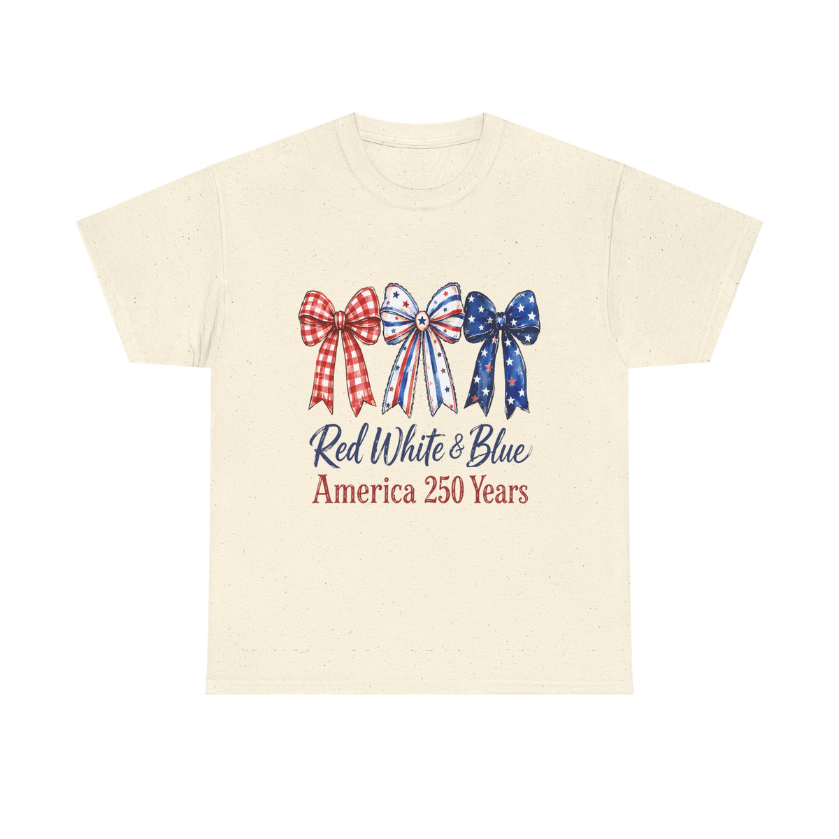 America 250 Red White & Blue Bow T-Shirt