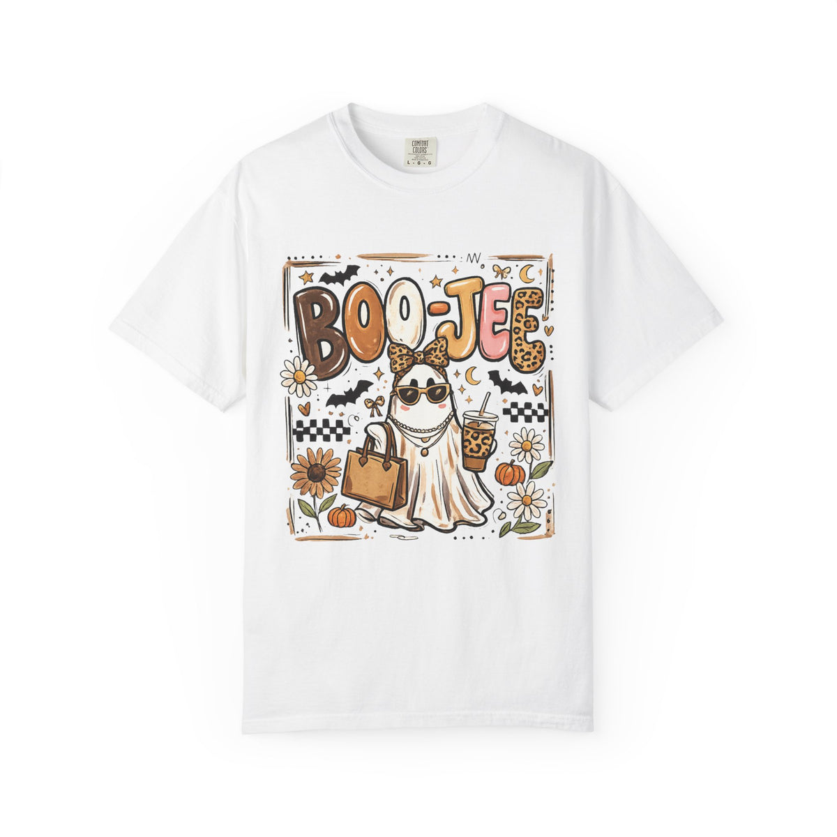 Halloween Boo-Jeep Ghost Dog T-Shirt