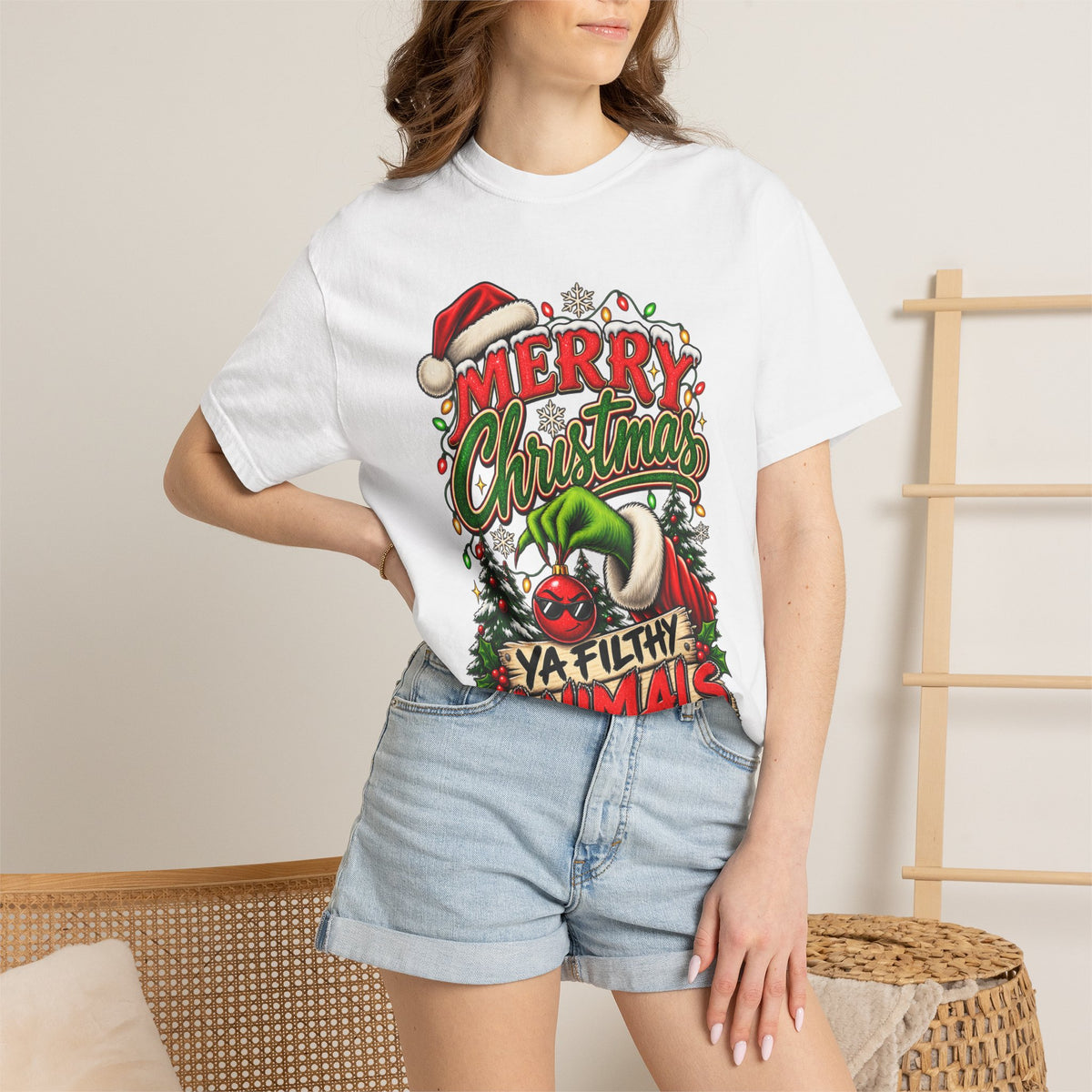 Merry Christmas Ya Filthy Animals T-Shirt