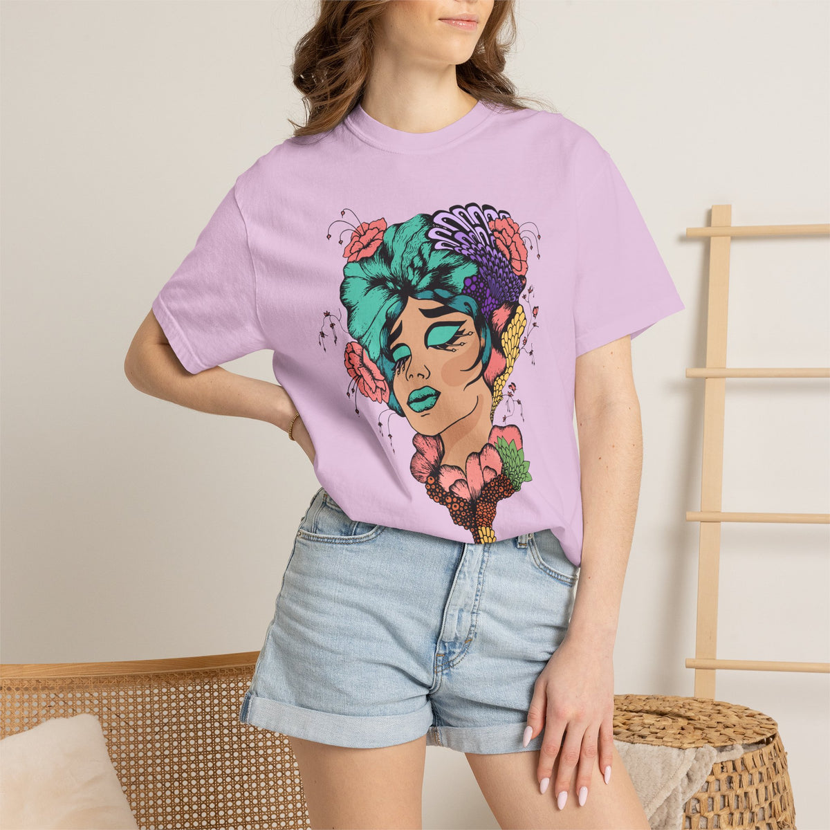 Floral Muse Graphic T-Shirt
