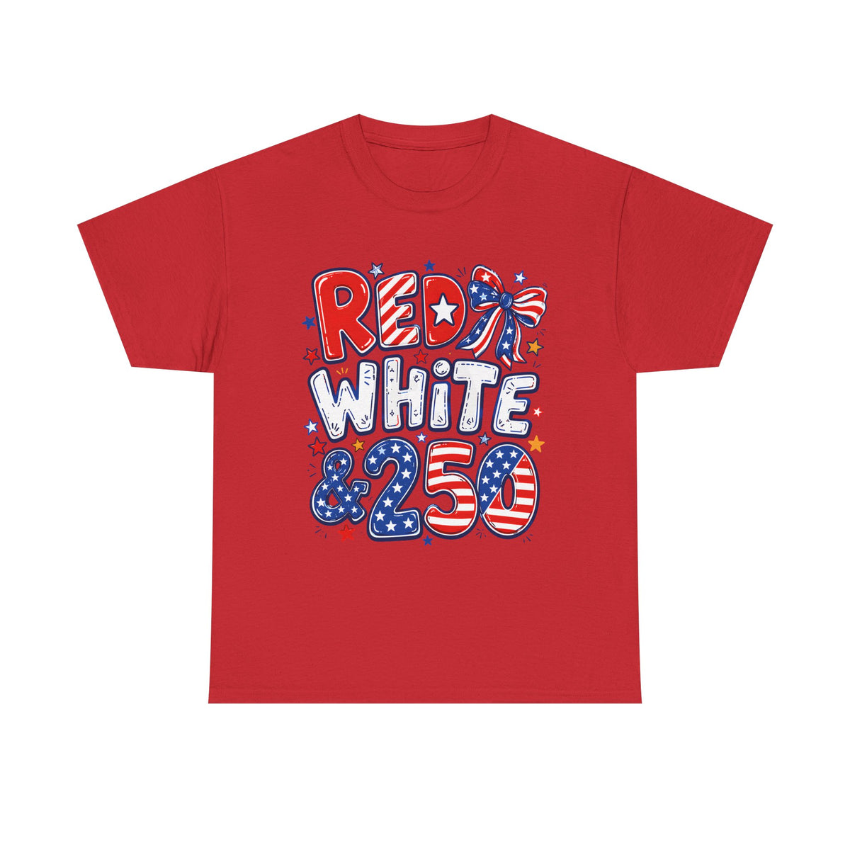 Patriotic "Red White & 2.50" Graphic Tee — 4th of July USA Stars & Stripes T-Shirt