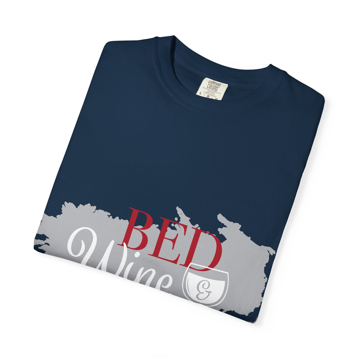 Red Wine Blue Wine Glass Graphic Tee