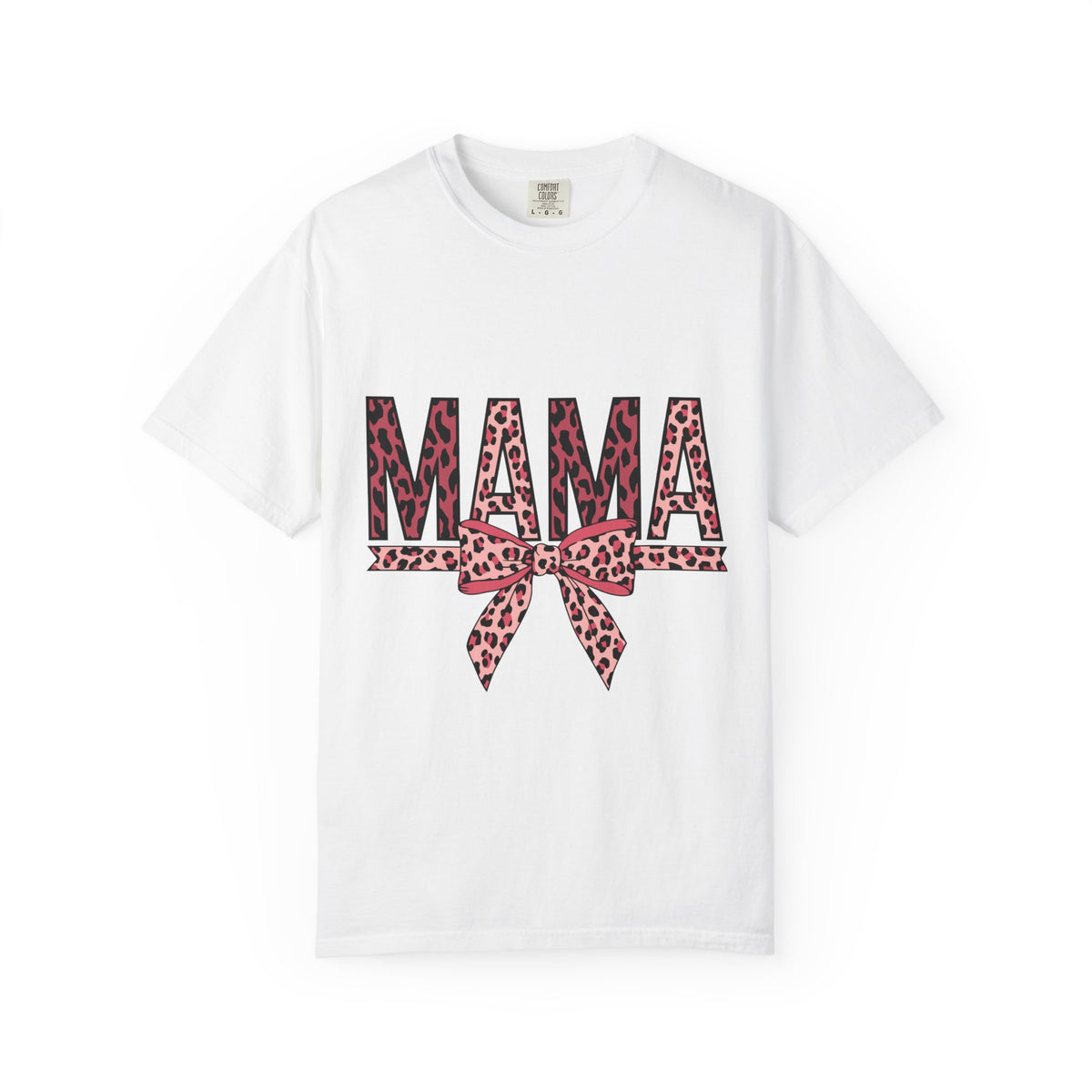 Mama Leopard Bow T-Shirt