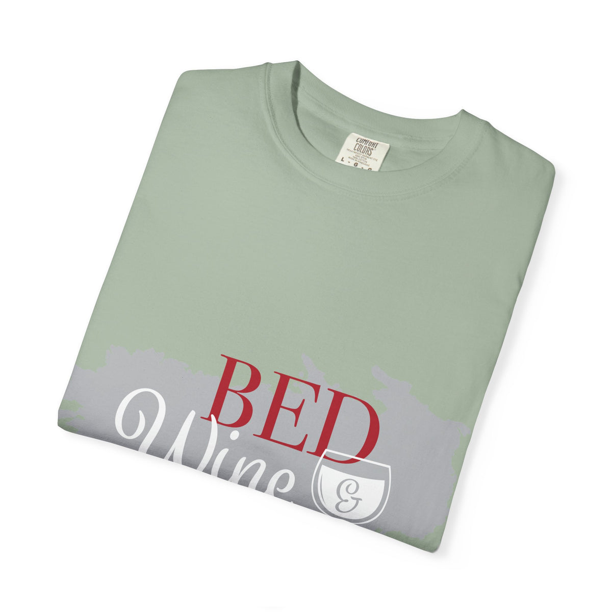 Red Wine Blue Wine Glass Graphic Tee