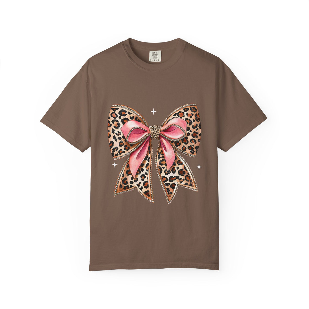 Leopard Pink Bow T-Shirt