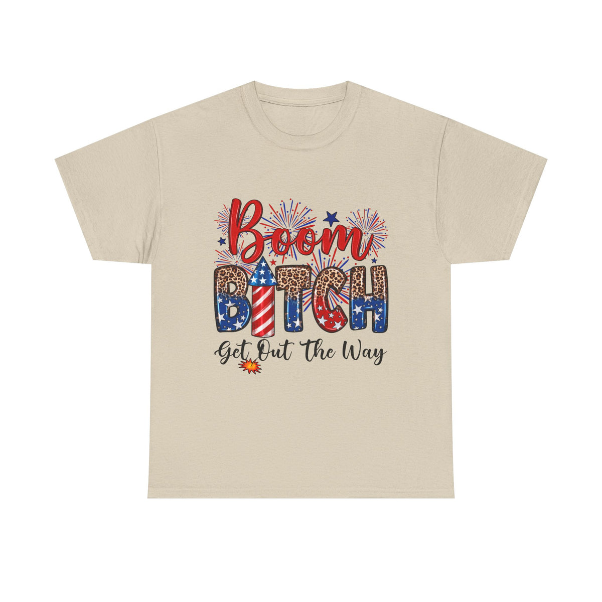 Boom Bitch Patriotic Graphic Tee