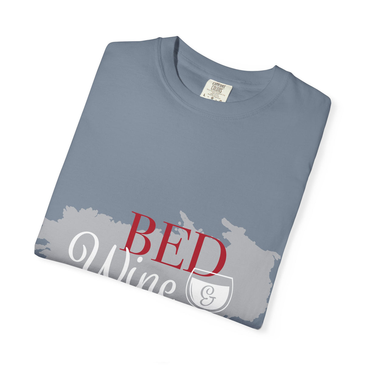 Red Wine Blue Wine Glass Graphic Tee