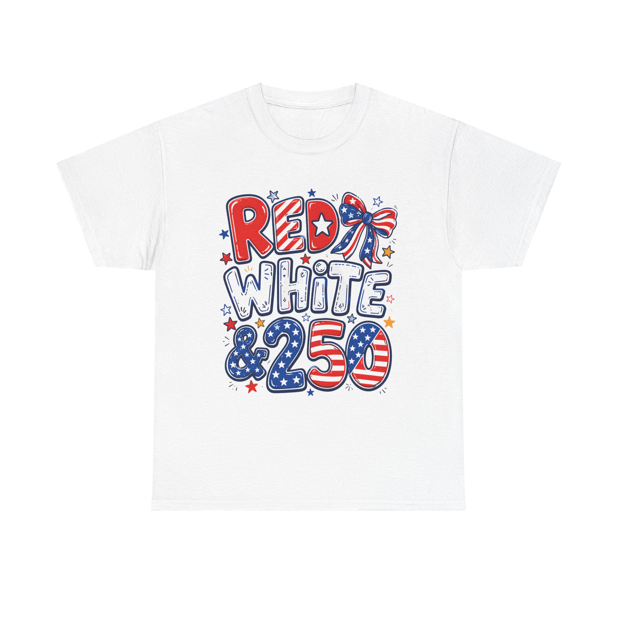 Patriotic "Red White & 2.50" Graphic Tee — 4th of July USA Stars & Stripes T-Shirt