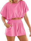 Womens Summer Bubble Lounge Set