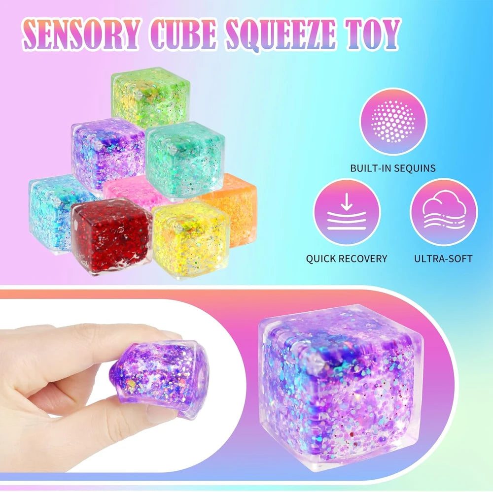 Vespro Slow Rising Cube Stress Ball