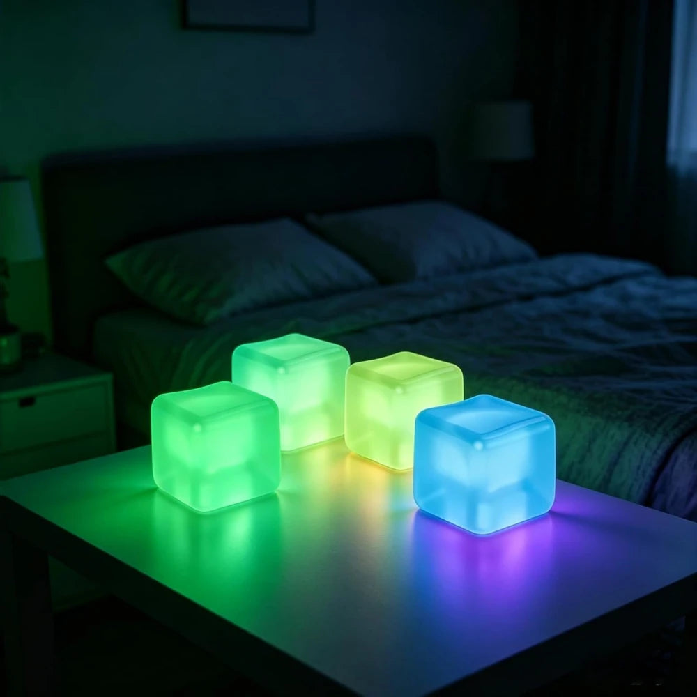 Glow in the Dark Stress Cube Set
