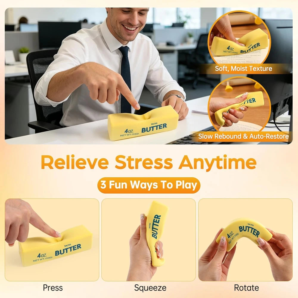 Soft Butter Stick Squeeze Toy