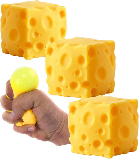 Squishy cheese sensory toy