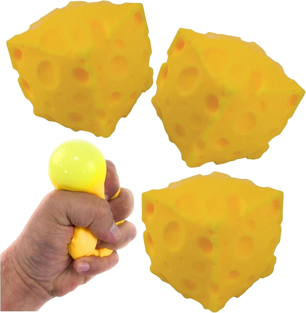 Squishy cheese sensory toy