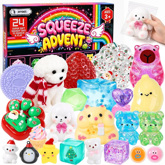 Christmas Squishy Toys Advent Calendar