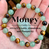 Green Aventurine Tiger Eye Stone Bracelet