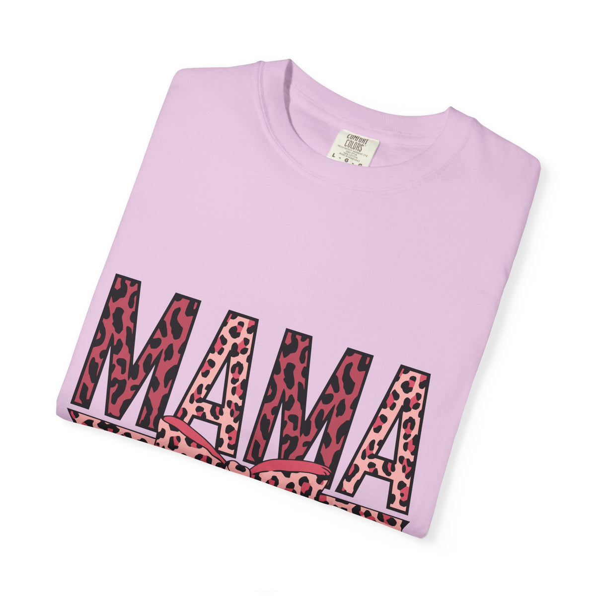 Mama Leopard Bow T-Shirt