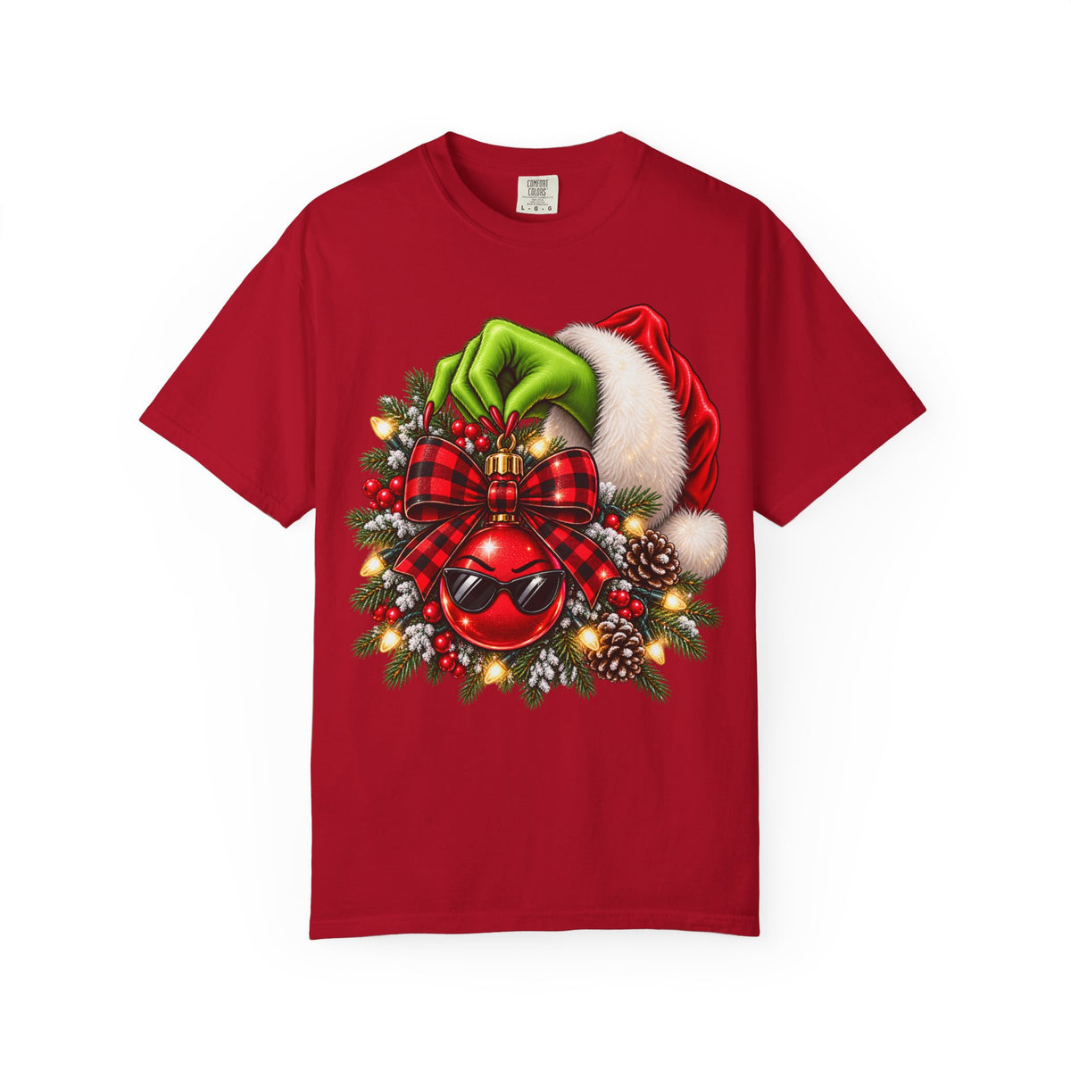 Holiday Grinch Wreath T-Shirt