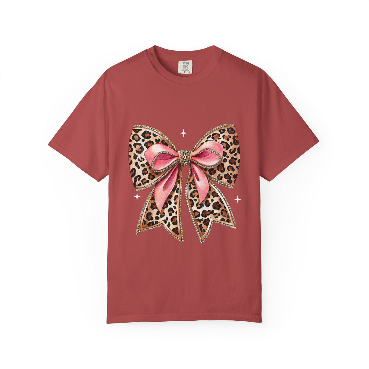 Leopard Pink Bow T-Shirt
