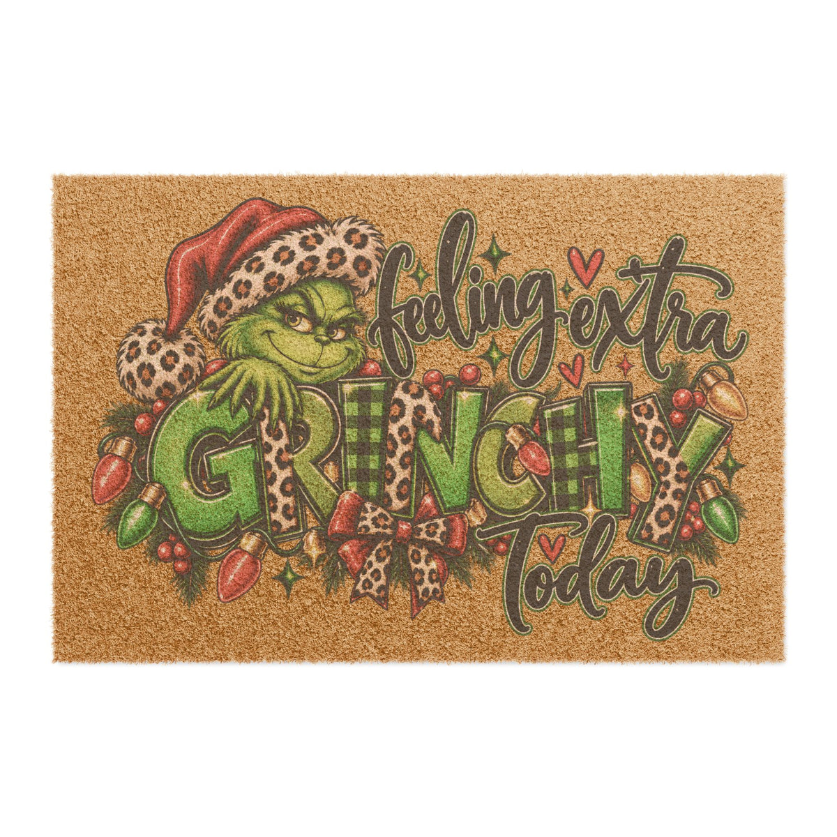 Grinch Holiday Doormat