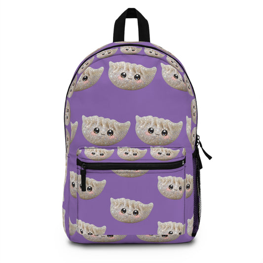Cute Dumpling Pattern Backpack — Kawaii Foodie School Bag