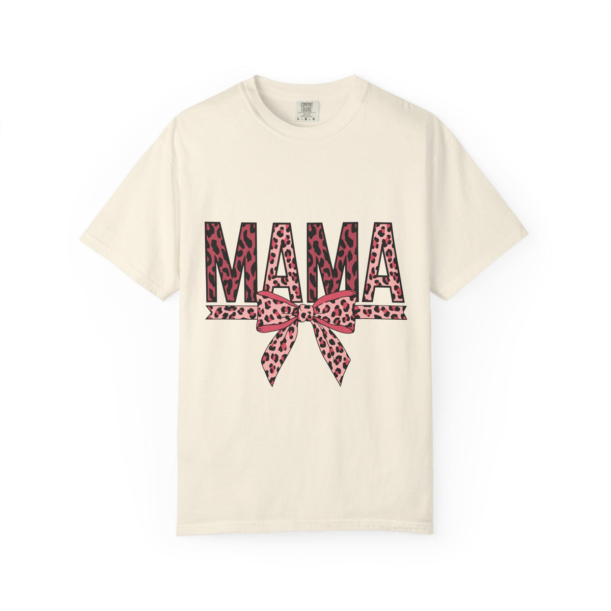 Mama Leopard Bow T-Shirt