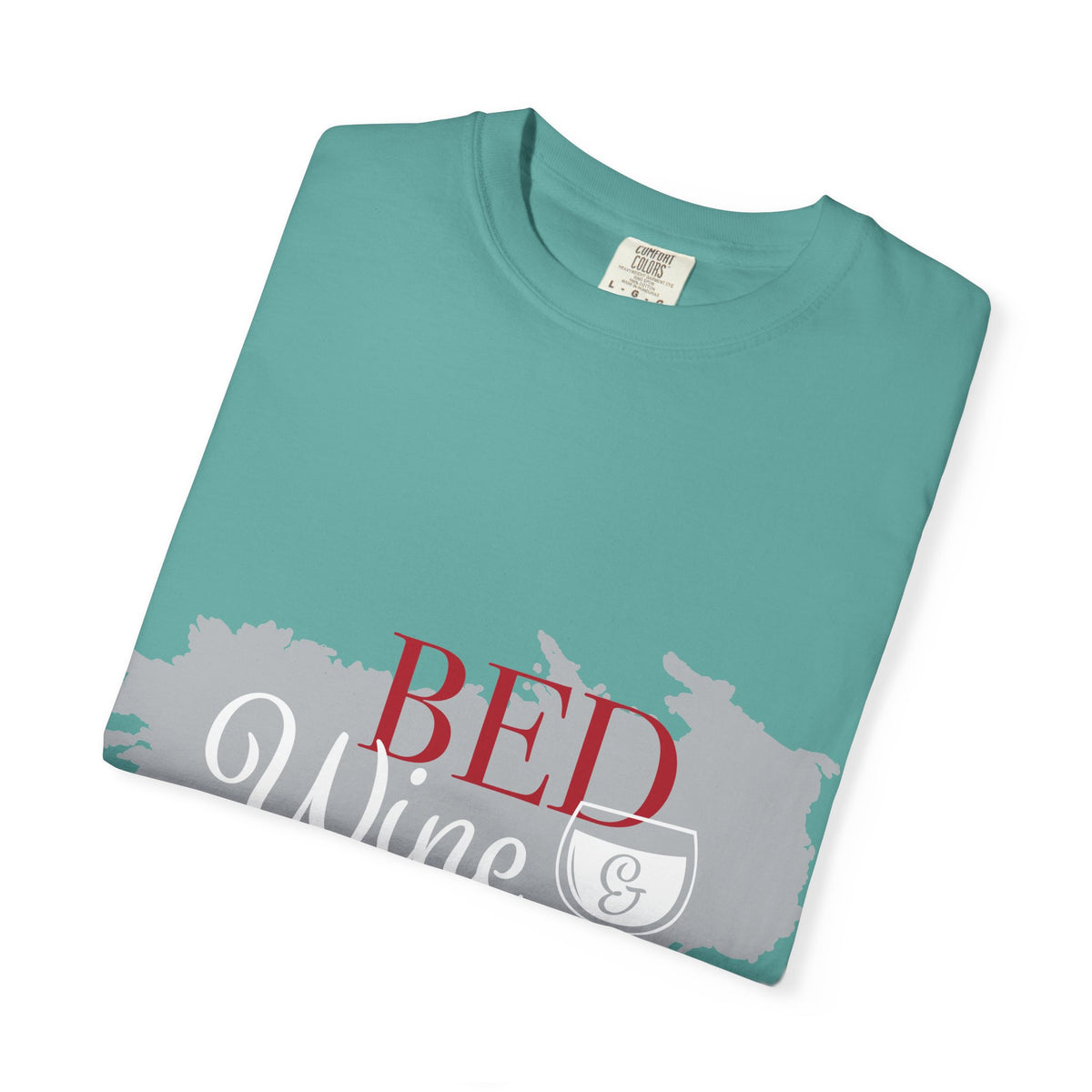 Red Wine Blue Wine Glass Graphic Tee