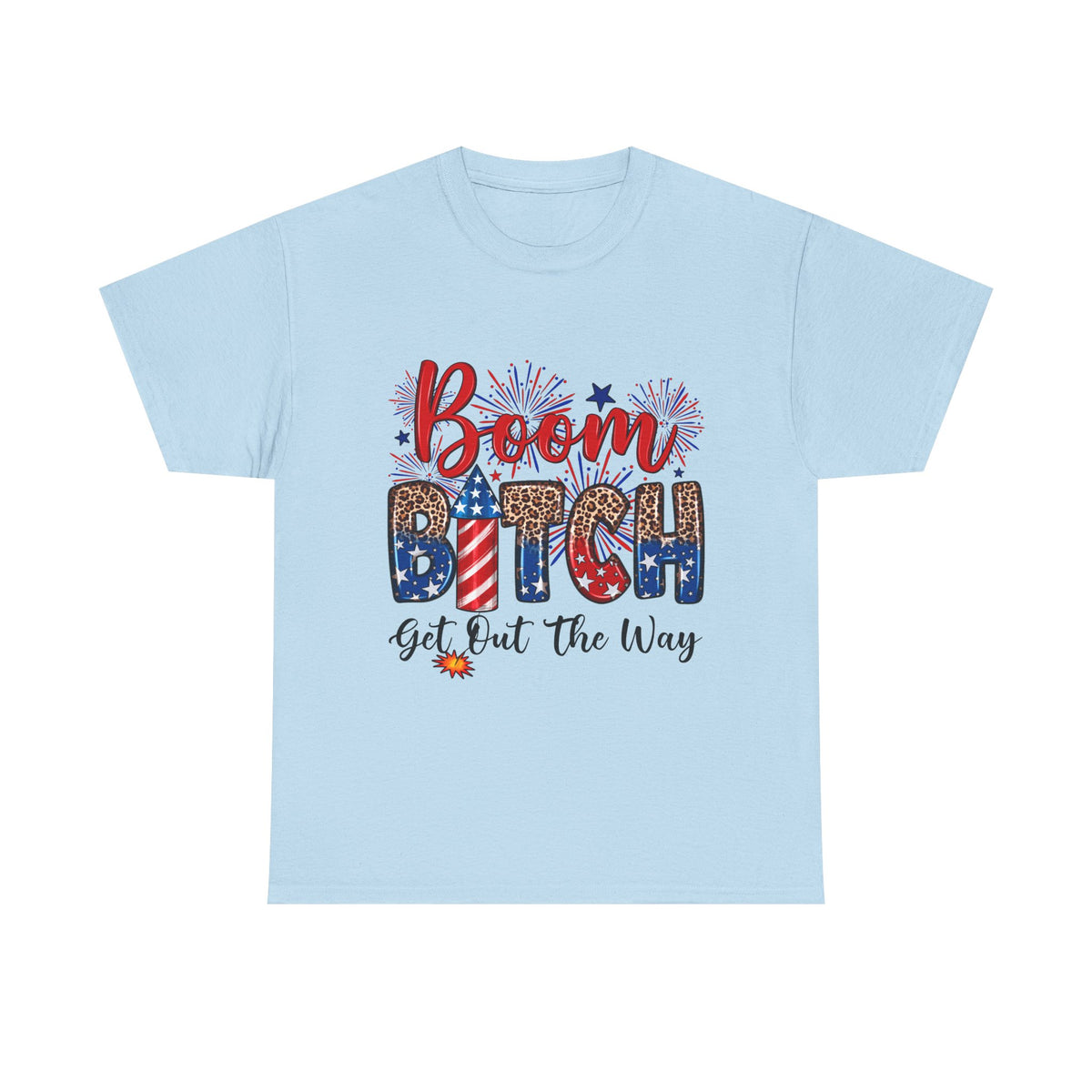 Boom Bitch Patriotic Graphic Tee