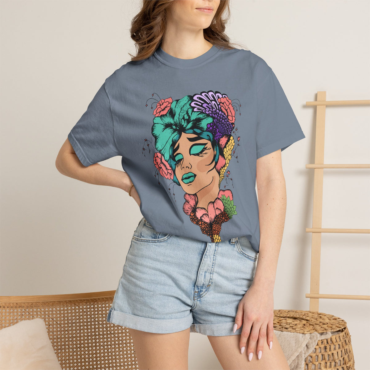 Floral Muse Graphic T-Shirt