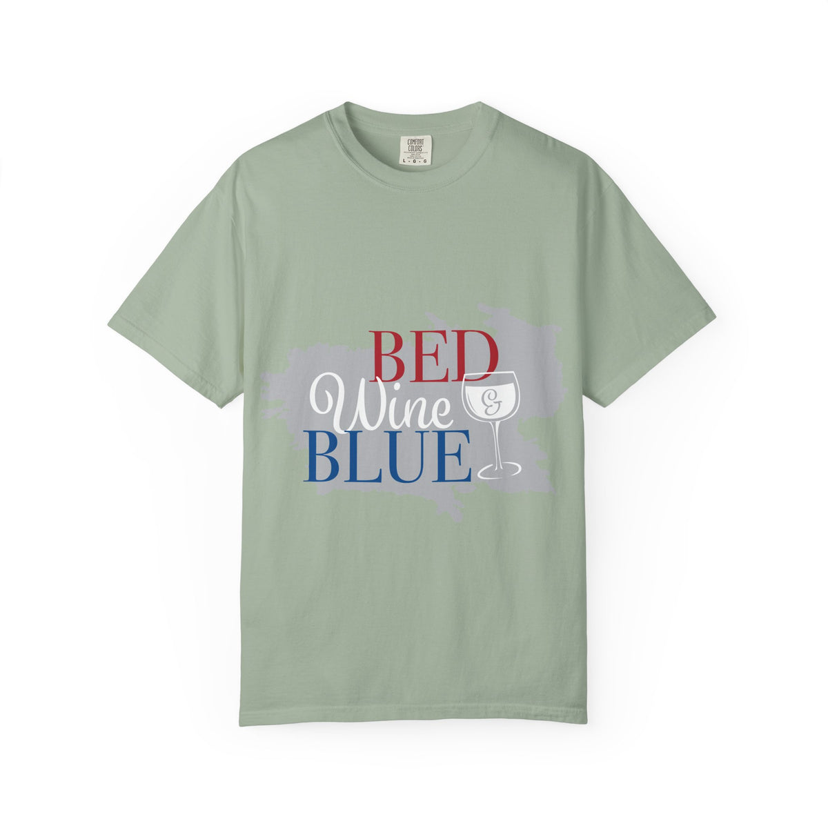 Red Wine Blue Wine Glass Graphic Tee