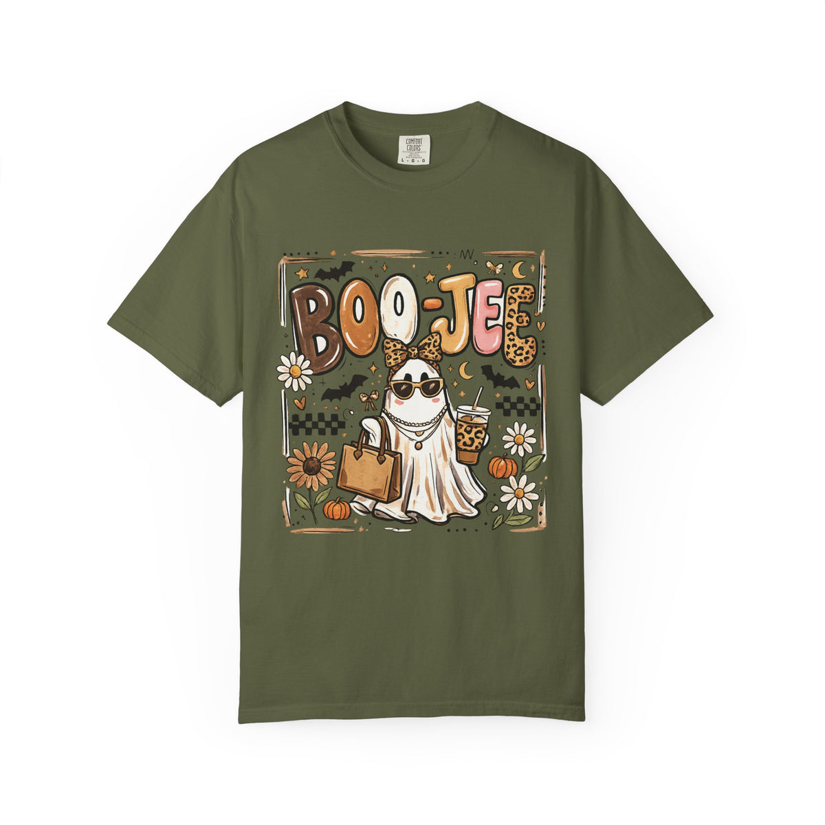 Halloween Boo-Jeep Ghost Dog T-Shirt