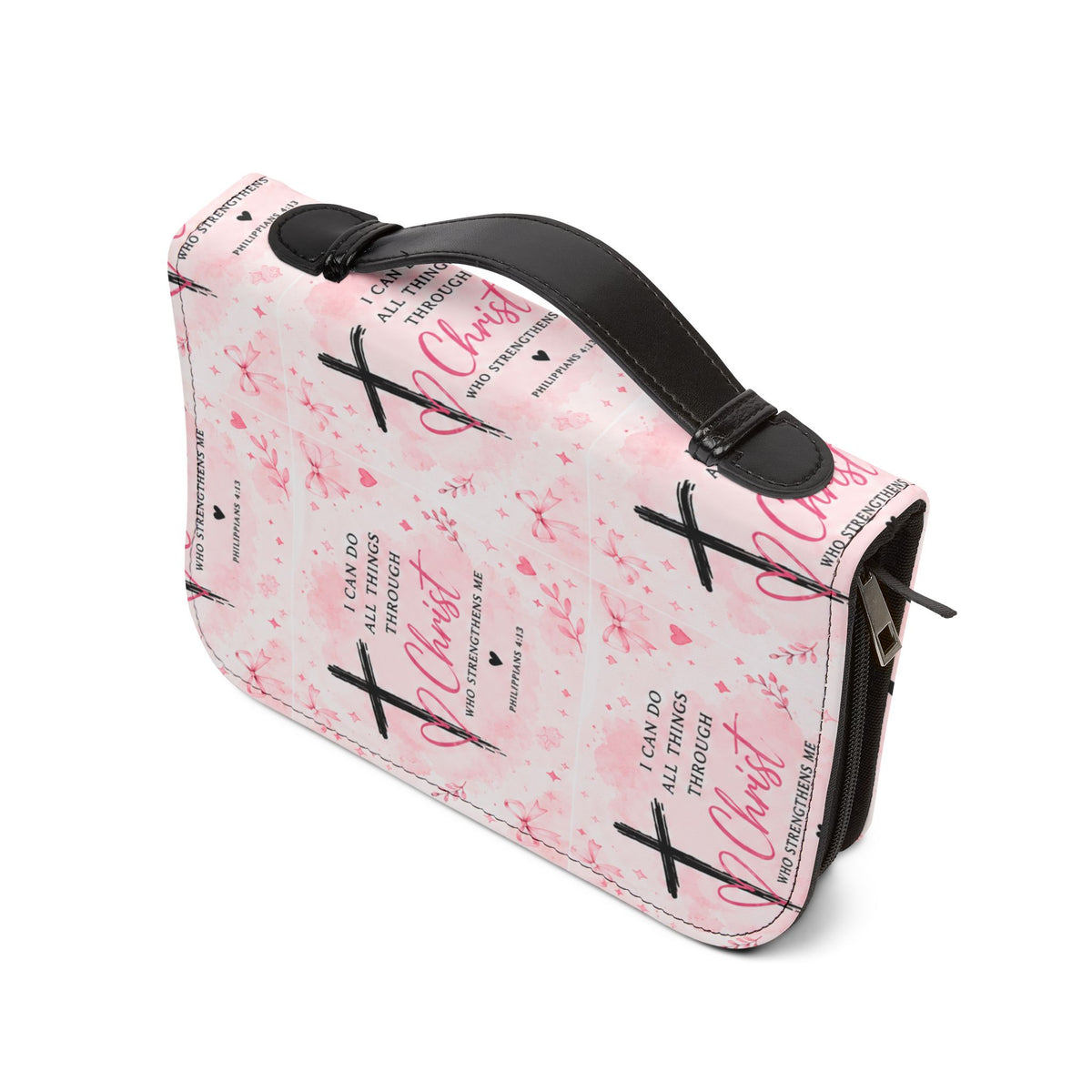 Pink Floral Bible Cover
