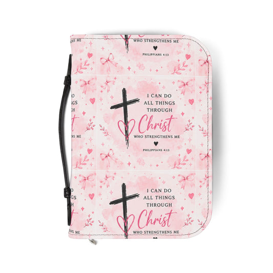 Pink Floral Bible Cover