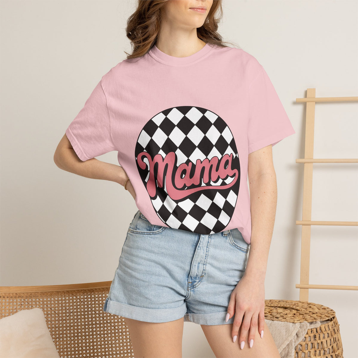 Mama Checkerboard T-Shirt