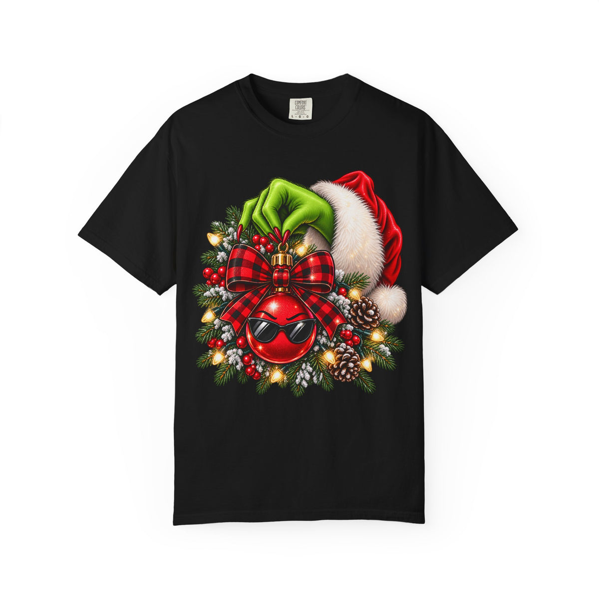 Holiday Grinch Wreath T-Shirt